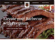 Tablet Screenshot of chairmansreservepork.com